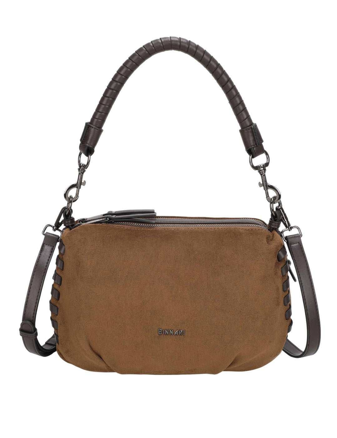 Bolso De Hombro / Bandolera BINNARI Mujer Tabaco