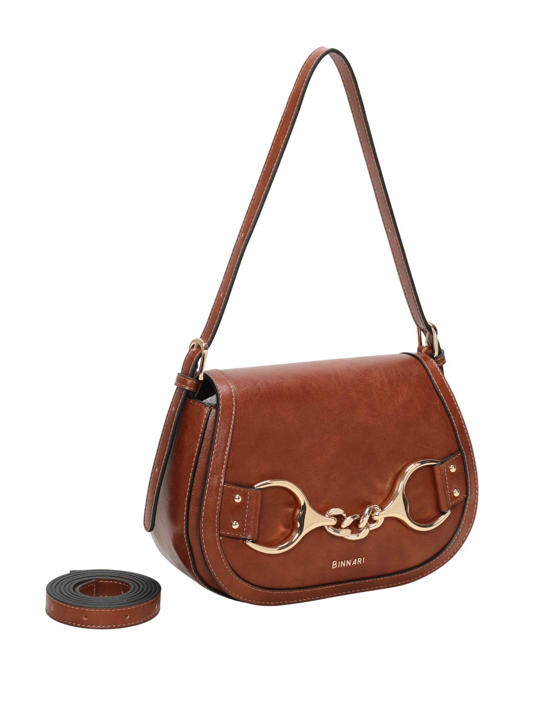 Bolso De Hombro / Bandolera BINNARI Mujer Cuero