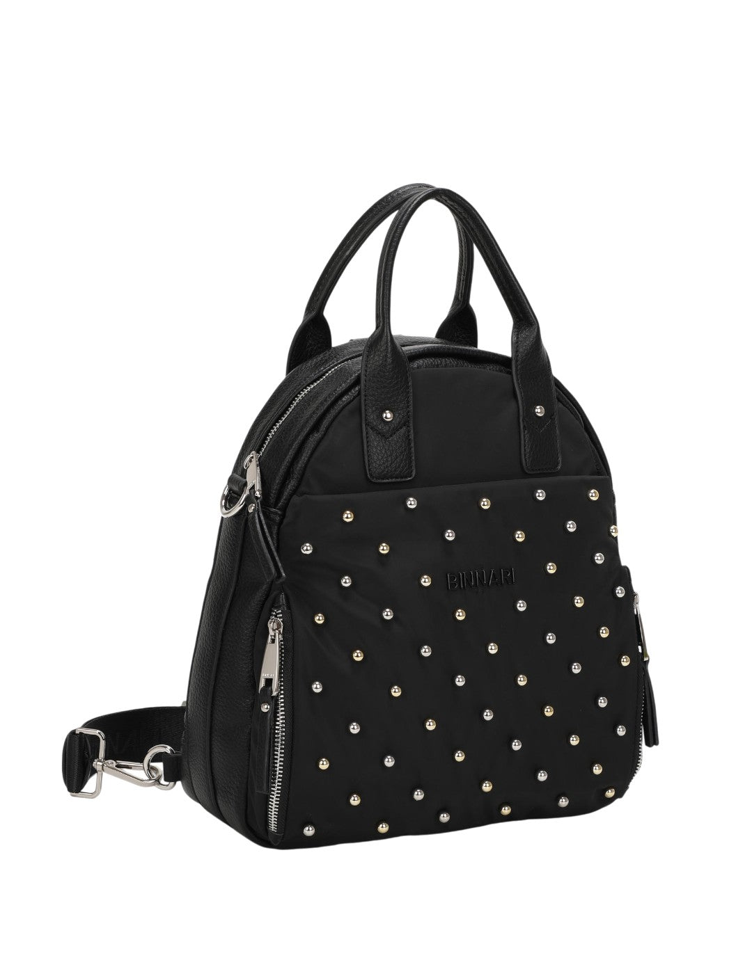 Mochila Tachas BINNARI Mujer Negro