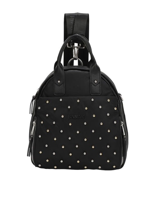 Mochila Tachas BINNARI Mujer Negro