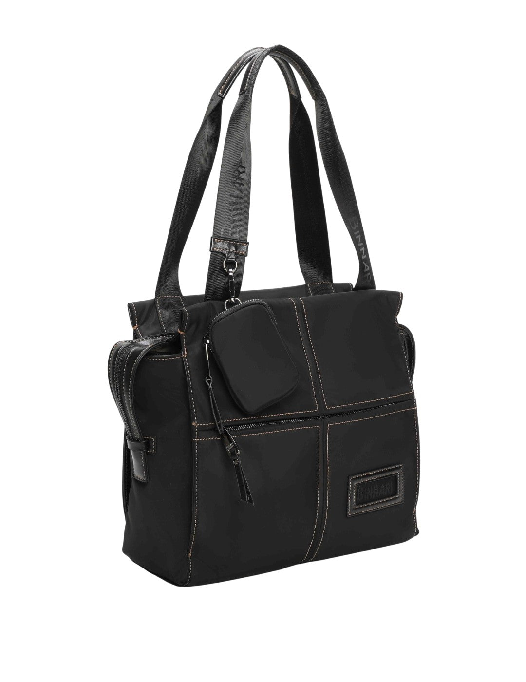 Bolso De Hombro BINNARI Mujer Negro