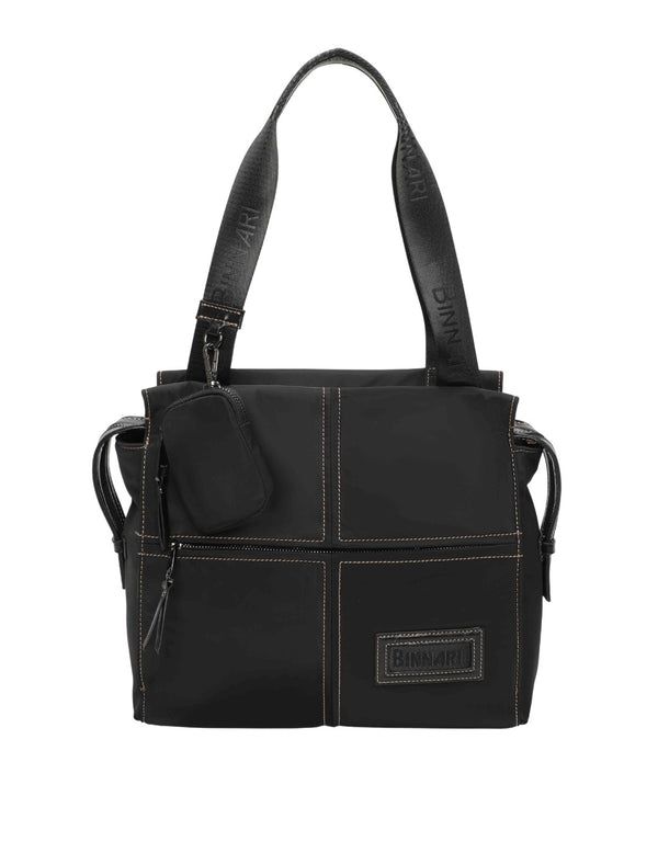 Bolso De Hombro BINNARI Mujer Negro