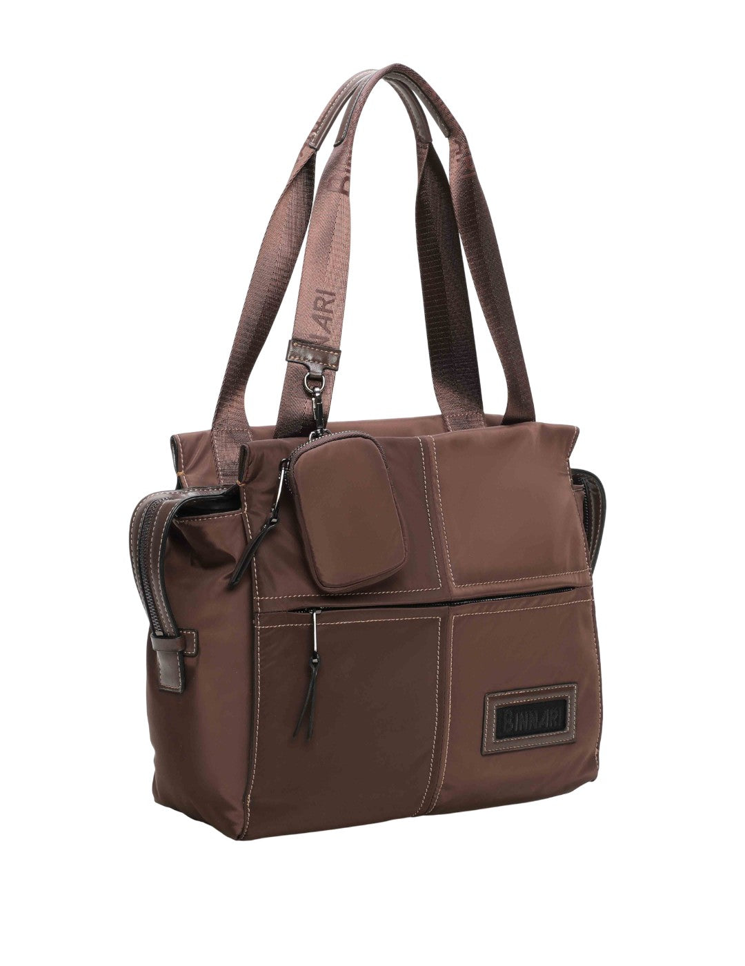 Bolso De Hombro BINNARI Mujer Marrón