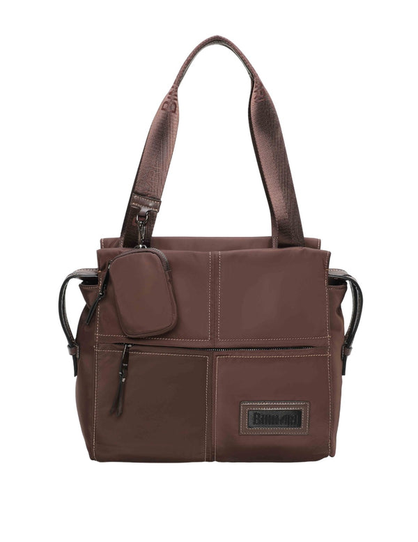 Bolso De Hombro BINNARI Mujer Marrón