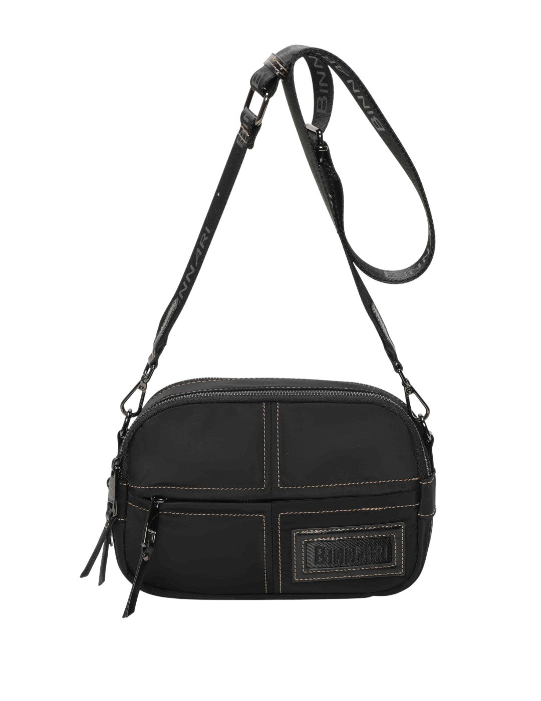 Bolso Bandolera BINNARI Mujer Negro