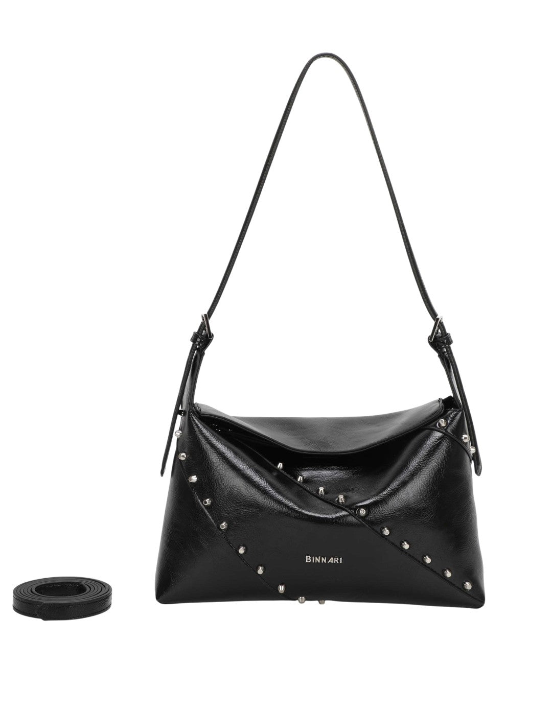 Bolso Bandolera BINNARI Mujer Negro