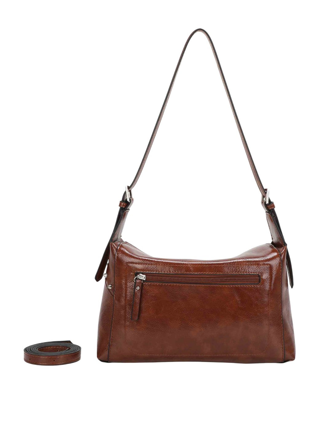 Bolso Bandolera BINNARI Mujer Cuero