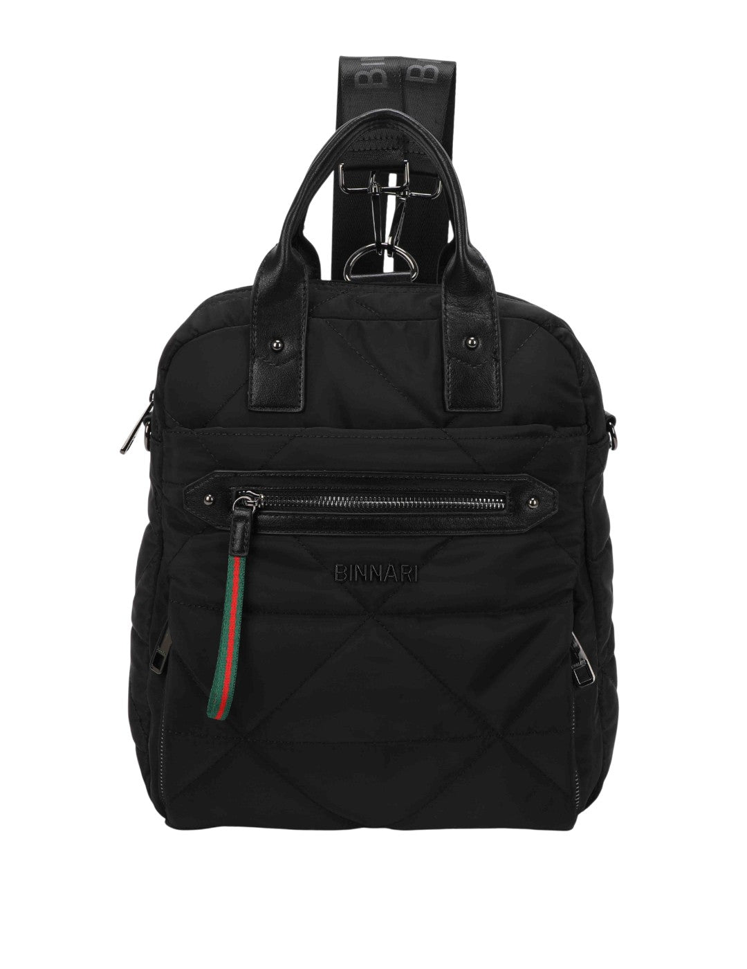 Mochila / Bolso / Bandolera BINNARI Mujer Negro