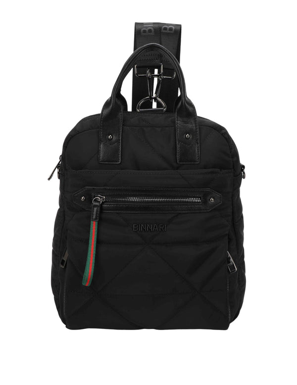 Mochila / Bolso / Bandolera BINNARI Mujer Negro