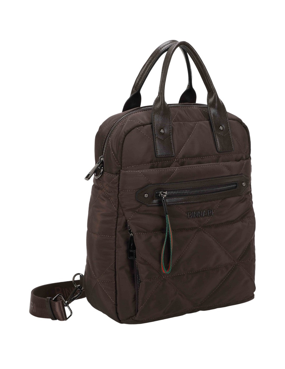 Mochila / Bolso / Bandolera BINNARI Mujer Café