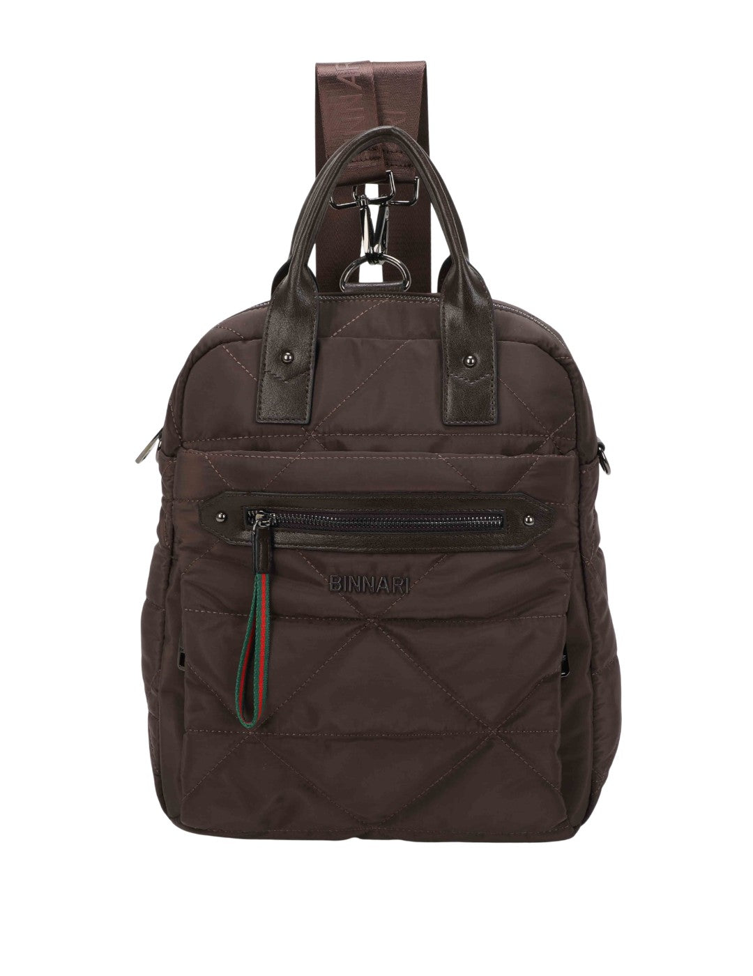 Mochila / Bolso / Bandolera BINNARI Mujer Café