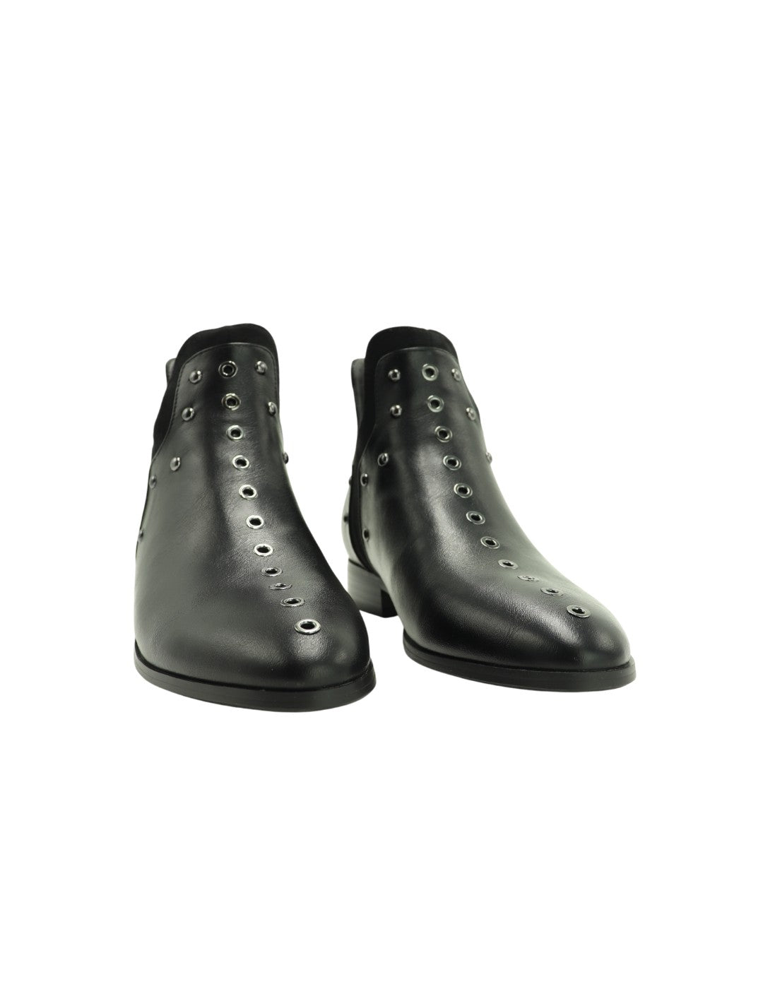 Botín Tachas / Ojales AZAREY Mujer Negro