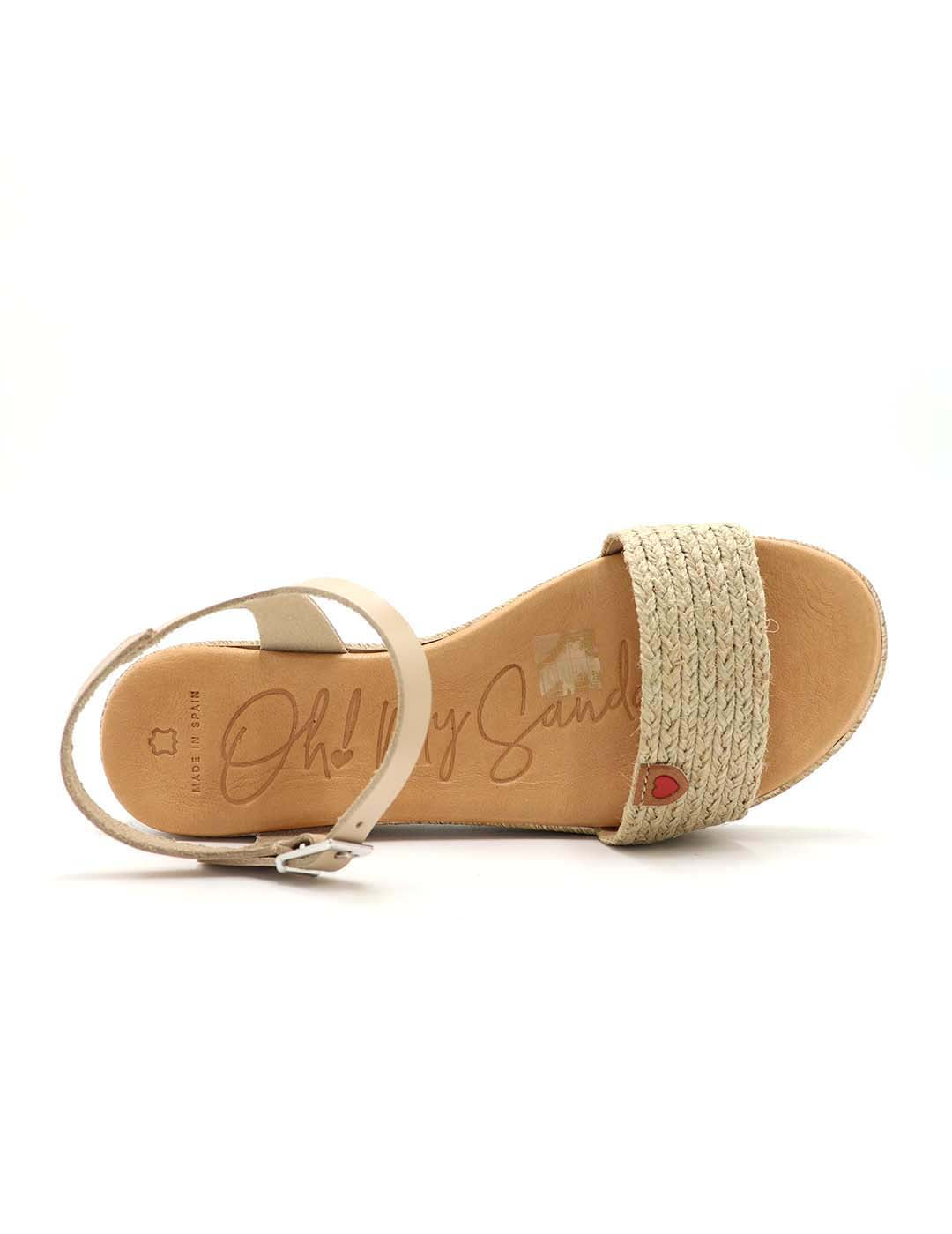 Sandalia OH! MY SANDALS Mujer Taupe / Beig