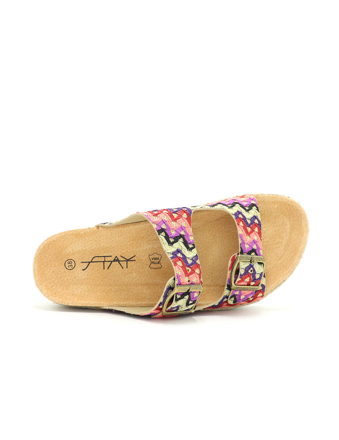 Zueco Pala STAY Mujer Multicolor Beig